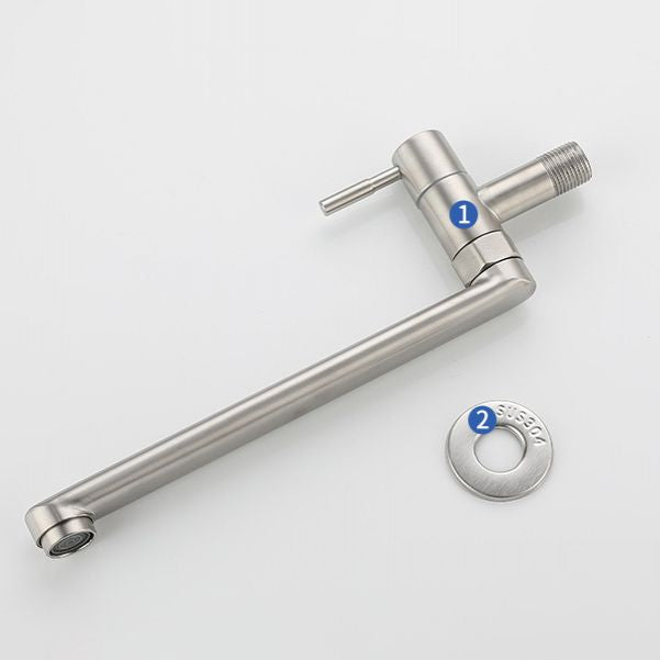 Easy Single Handle Stainless Steel Kitchen Faucet