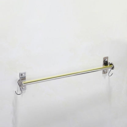 Silver 3-Piece Bathroom Accessory Set Modern Holder