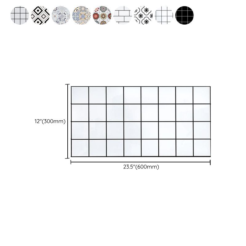 Decorative Mosaic Wall Tile Sticker for Kitchen Bathroom