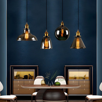 Classic Glass Hanging Light