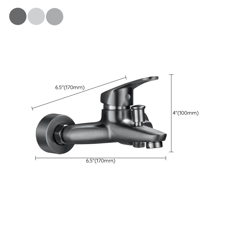 Luxury Bath Faucet Handheld Shower Wall Mount