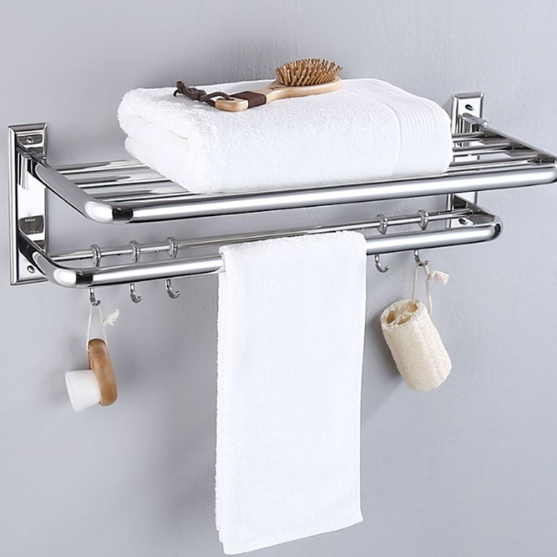Modern Silver Bathroom Accessories Set
