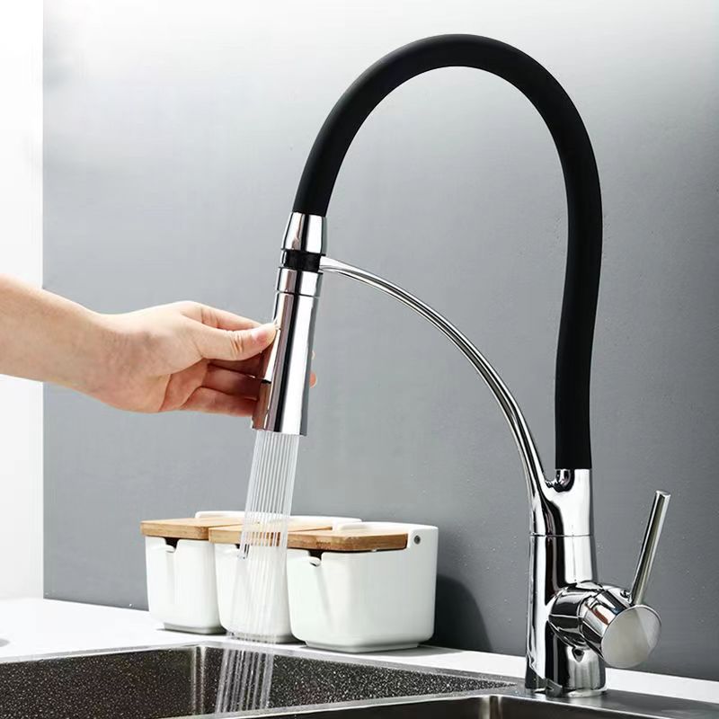 Stylish Touchless Copper Kitchen Faucet with Water Dispenser