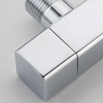 Modern Wall Mount Bathroom Faucet Solid Brass Finish