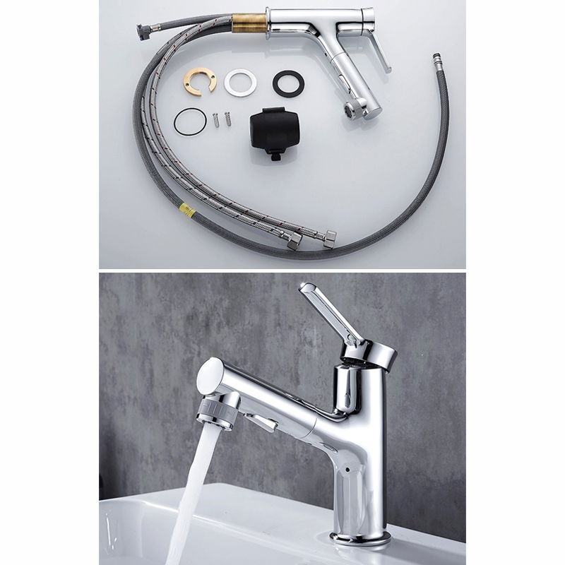 Modern Kitchen Sink Faucet with Pull-Out Spray nozzle