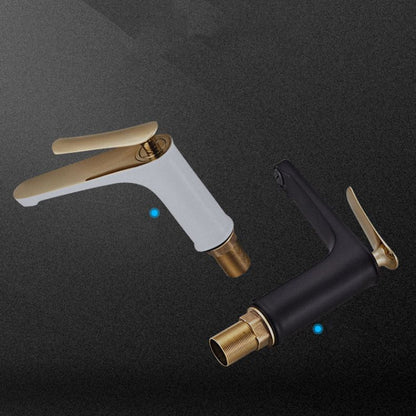 Single Handle Bathroom Faucet Round Brass Sink Mixer Tap