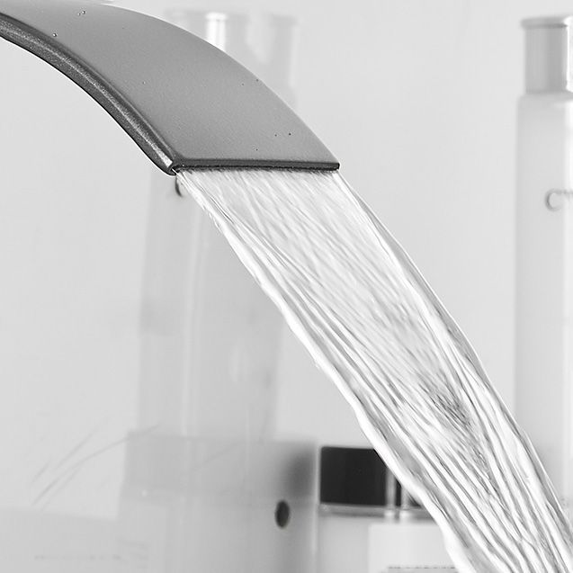 Luxury Waterfall Bathtub Faucet Brass Lever Handle Sink Mixer