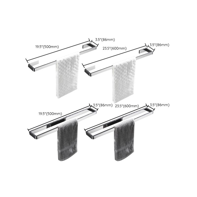 Luxury 5-Piece Chrome Bathroom Accessory Set
