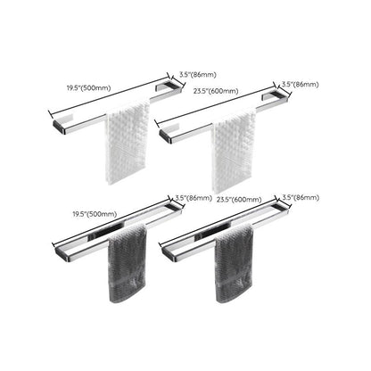 Luxury 5-Piece Chrome Bathroom Accessory Set