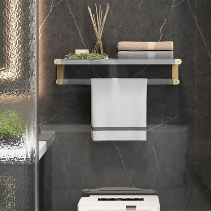 Luxury Gold Bathroom Set Towel Holder Shelf Accessories