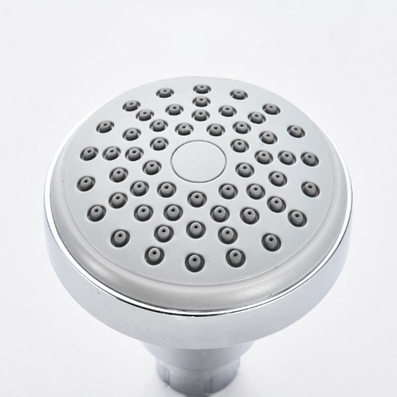 Silver Round Wall Mount Shower Head Stainless Steel