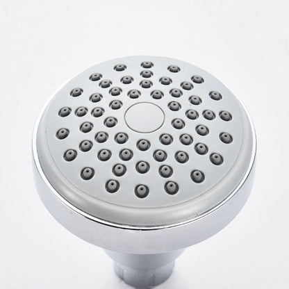 Silver Round Wall Mount Shower Head Stainless Steel