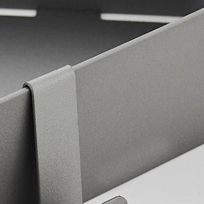 Modern 2-Piece Stainless Steel Bathroom Shelf Set