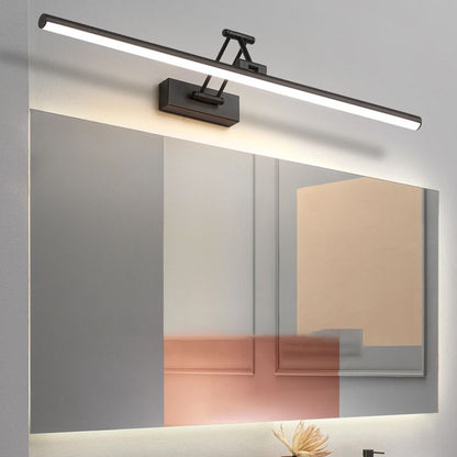 Sleek LED Bathroom Wall Light in Black or White - Cofik