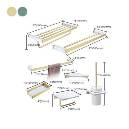 Luxurious Gold Bathroom Fixture Set