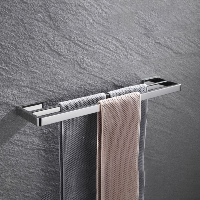 Luxury 5-Piece Chrome Bathroom Accessory Set