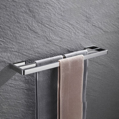 Luxury 5-Piece Chrome Bathroom Accessory Set