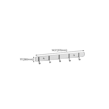 Luxury Chrome Bathroom Accessory Set with Towel Rack