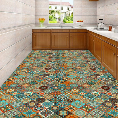 Waterproof Kitchen Backsplash Tile Scratch Resistant PVC Floor Tile - Cofik