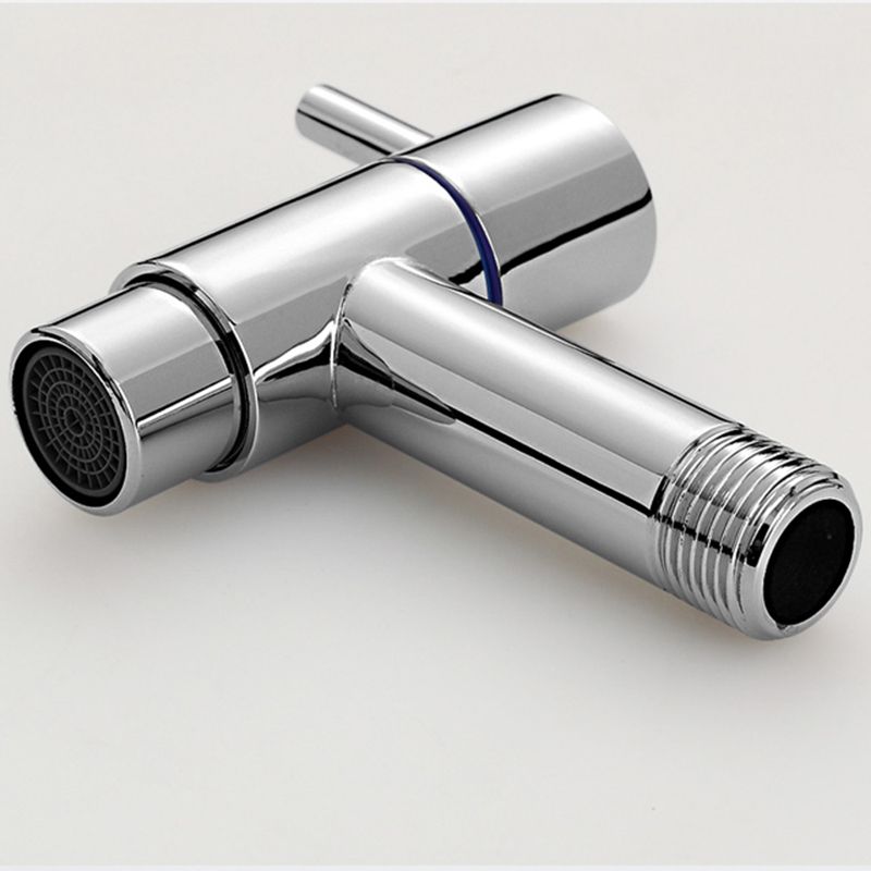 Modern Single Handle Bathroom Faucet Solid Brass