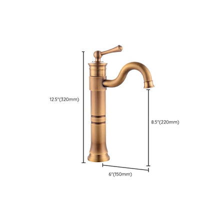 Stylish Single Handle Kitchen Faucet with Rotating Spout