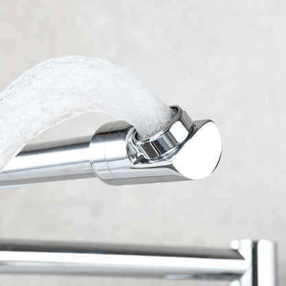 Compact Wall Mount Single Handle Kitchen Faucet
