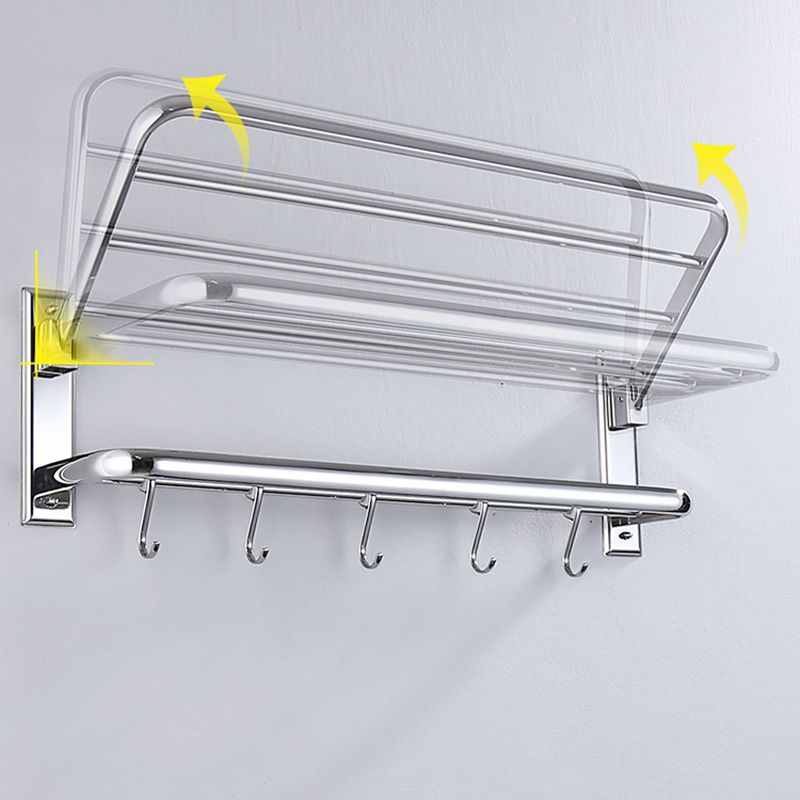 Modern Silver Bathroom Accessories Set