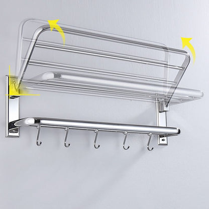 Modern Silver Bathroom Accessories Set