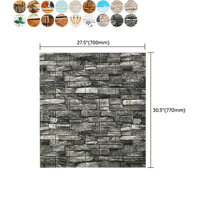 Decorative PVC Wall Panels Set of 2 for Living Room