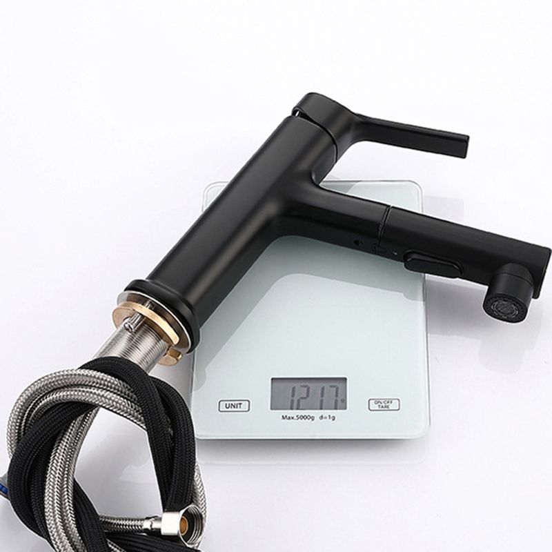Classic Round Basin Sink Faucet in Solid Brass