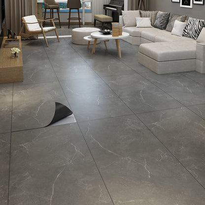Easy Install Marble Effect Vinyl Flooring Low Sheen