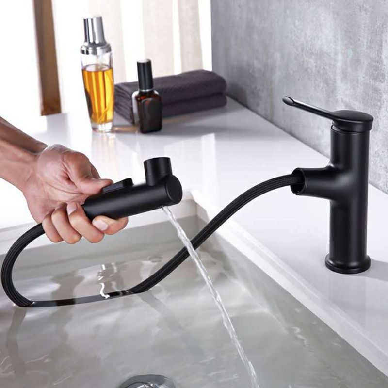Modern Low Arc Bathroom Sink Faucet