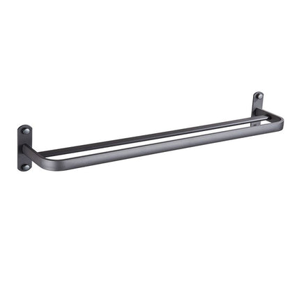 Stylish Bathroom Shelf Set with Towel Holder & Storage