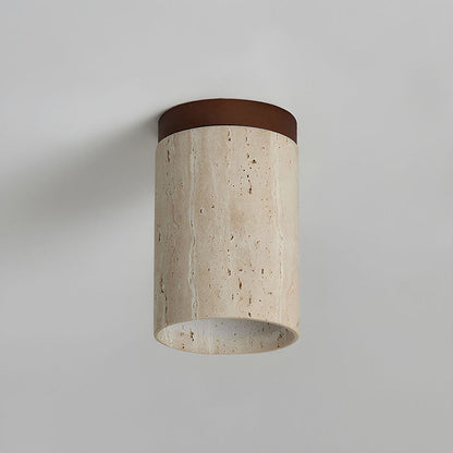 Round Wooden Recessed Ceiling Light Fixture