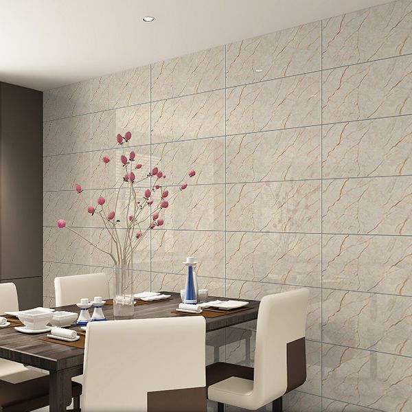 Waterproof Self Adhesive Marble Effect Kitchen Tile Backsplash