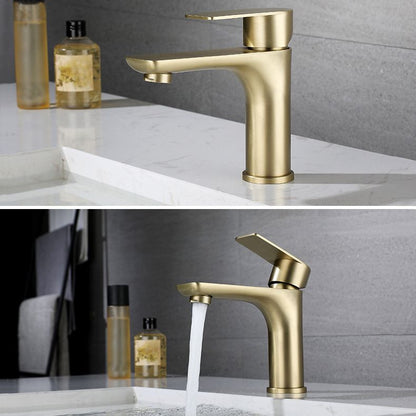 Stylish Copper Single Handle Vessel Sink Faucet