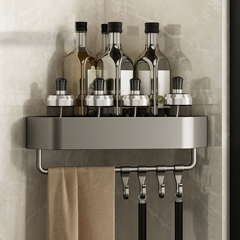 Sticky Bathroom Shelf Metal Organizer Accessory