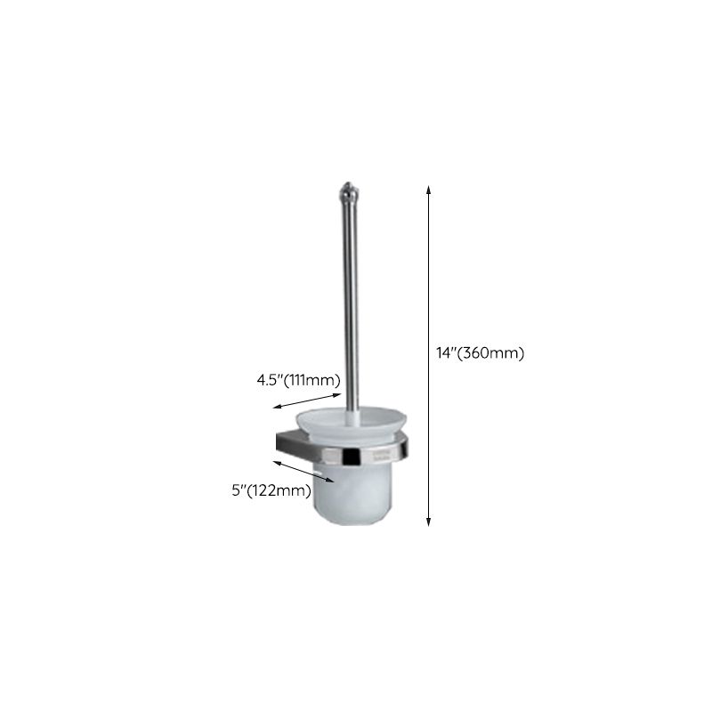 Luxury Chrome Bathroom Accessory Set with Towel Rack
