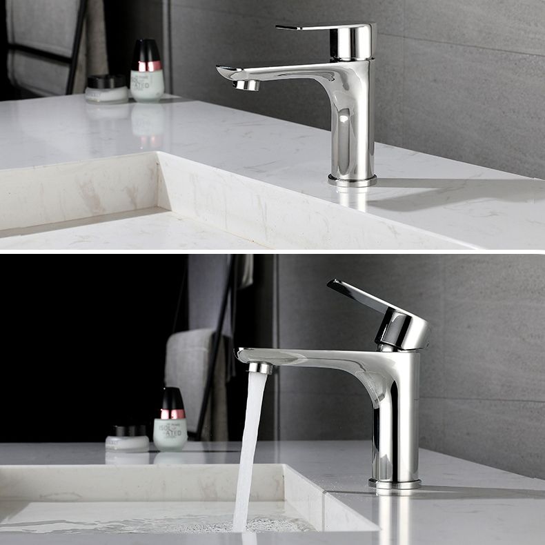 Stylish Copper Single Handle Vessel Sink Faucet