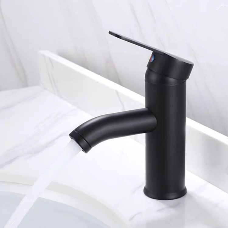 Contemporary Stainless Steel Bathroom Sink Faucet