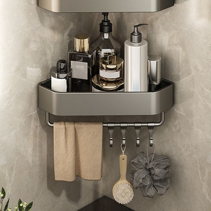 Sticky Bathroom Shelf Metal Organizer Accessory