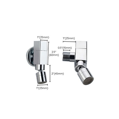 Modern Wall Mount Bathroom Faucet Solid Brass Finish