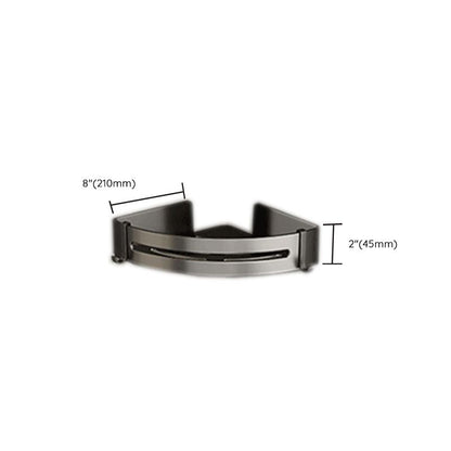 Contemporary Chrome Bathroom Storage Towel Rack Set