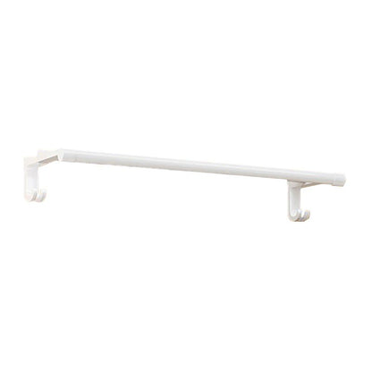 Contemporary Bathroom Accessory Set Towel Bar White Shelf