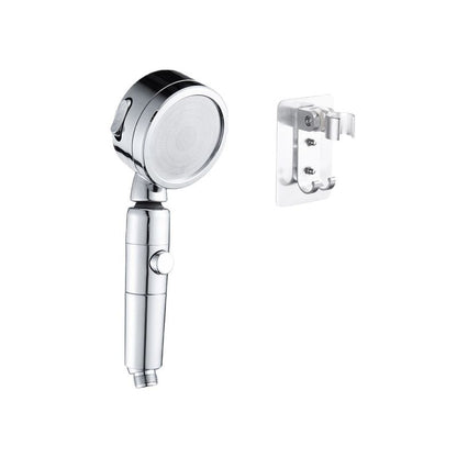 Modern Round Shower Head 3 Mode Spray in Chrome