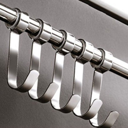 Contemporary Chrome Towel Rack Bathroom Storage Shelf Set