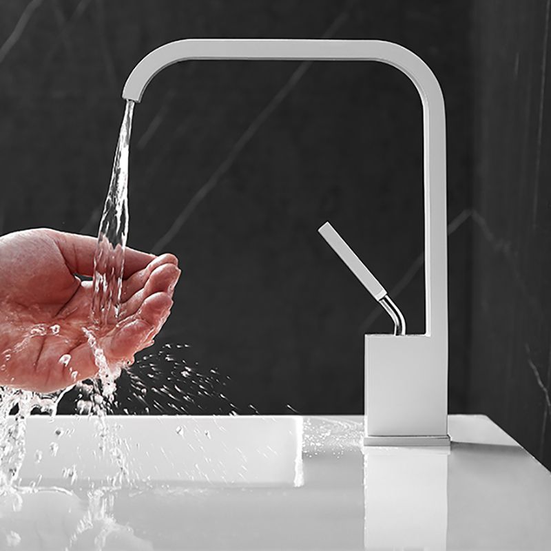 Contemporary Chrome Widespread Bathroom Sink Faucet