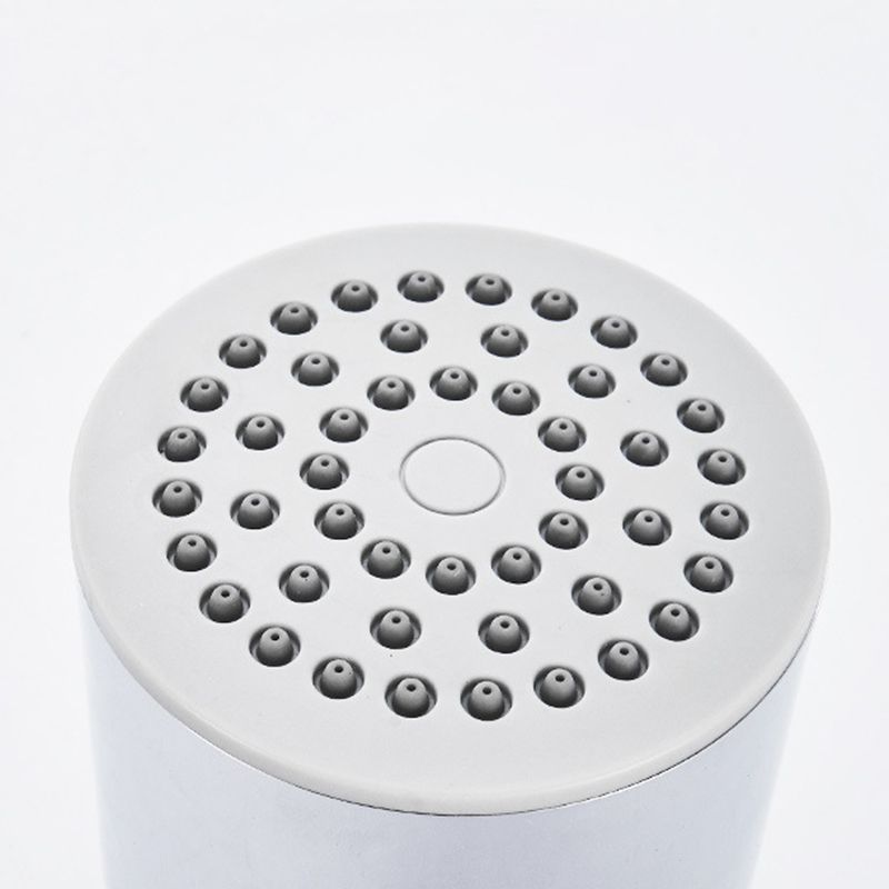 Silver Round Wall Mount Shower Head Stainless Steel