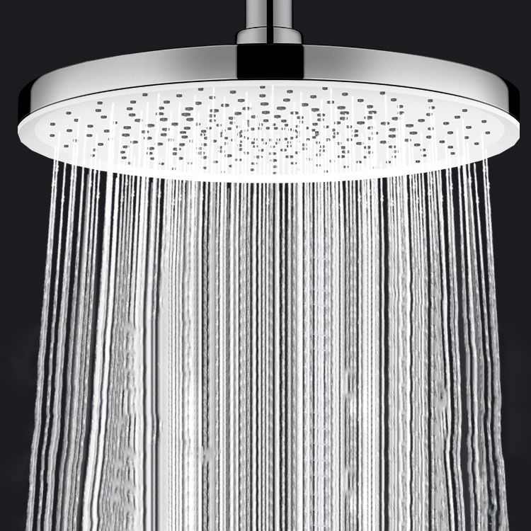 Round High Pressure Wall Mount Shower Head with Spray