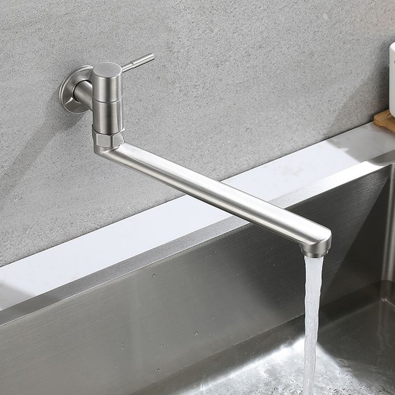 Easy Single Handle Stainless Steel Kitchen Faucet